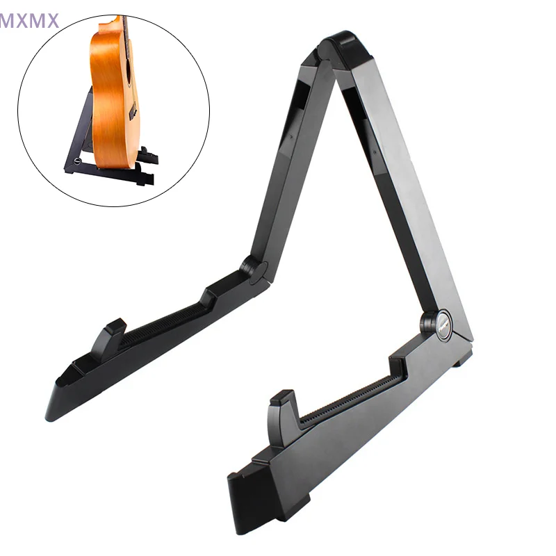 Portable Foldable A-Frame Instrument Stand Anti-slip Plastic Metal Stability Holder For All Size Acoustic & Electric Guitars
Portable Foldable A-Frame Instrument Stand Anti-slip Plastic Metal Stability Holder For All Size Acoustic & Electric Guitars