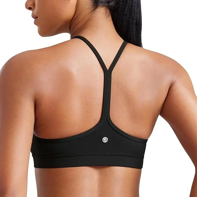 CRZ YOGA Y Back Sports Bras Solid Female for Women Padded Racerback Low Impact Spaghetti Thin Strap Workout Yoga Top
CRZ YOGA Y Back Sports Bras Solid Female for Women Padded Racerback Low Impact Spaghetti Thin Strap Workout Yoga Top