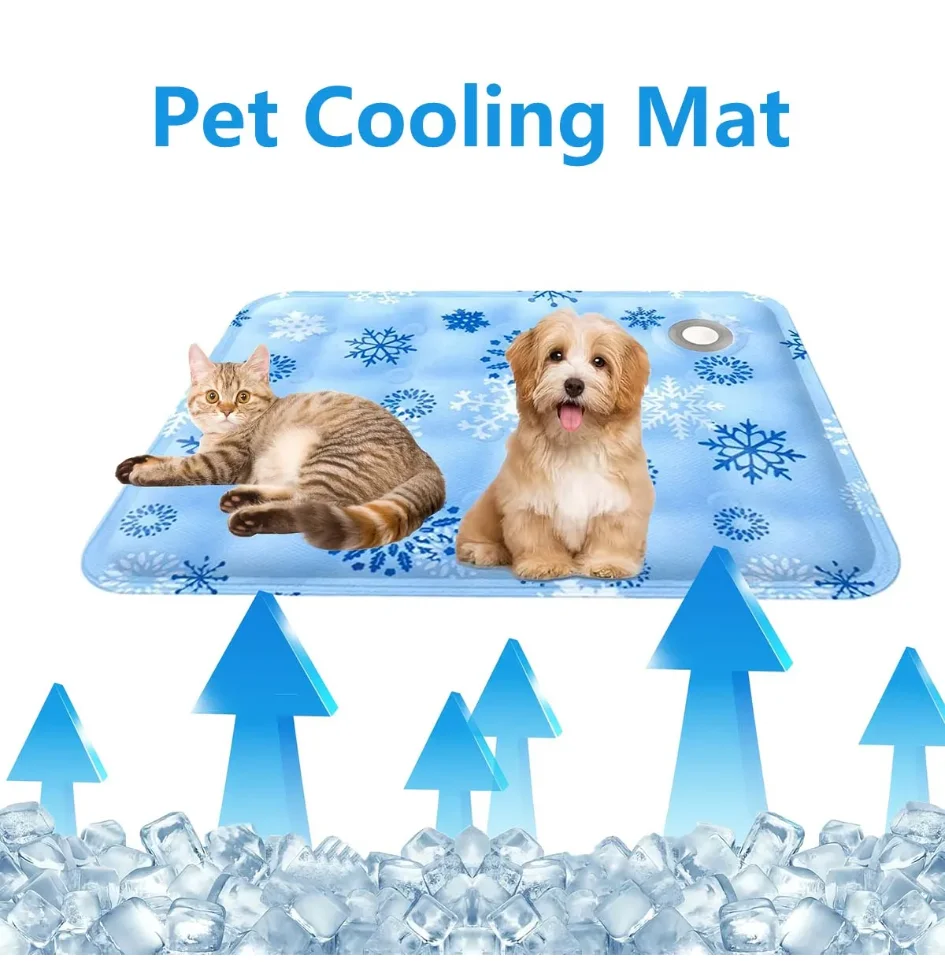 Pet Cooling Mat Dry Ice Pet Cool Pad Water Injection Cooling Dog Beds Keep Your Pet Cool Waterproof Wear Resistant For Dogs&Cats
Pet Cooling Mat Dry Ice Pet Cool Pad Water Injection Cooling Dog Beds Keep Your Pet Cool Waterproof Wear Resistant For Dogs&Cats