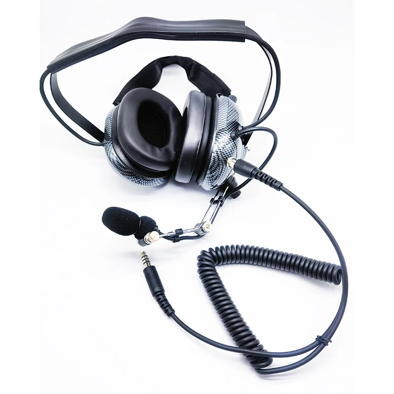 H41-CF Carbon Fiber Aviation Helicopter Headphone U174 Pilot Headset, Active Noise Cancelling Behind the Head for Racing Radio
H41-CF Carbon Fiber Aviation Helicopter Headphone U174 Pilot Headset, Active Noise Cancelling Behind the Head for Racing Radio