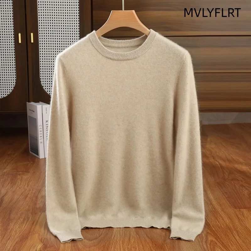 Мужской свитер-пуловер из 100% кашемира с круглым вырезом, однотонный, универсальный, базовый, вязаный, теплый, весна-осень, новая мужская одежда.
Мужской свитер-пуловер из 100% кашемира с круглым вырезом, однотонный, универсальный, базовый, вязаный, теплый, весна-осень, новая мужская одежда.