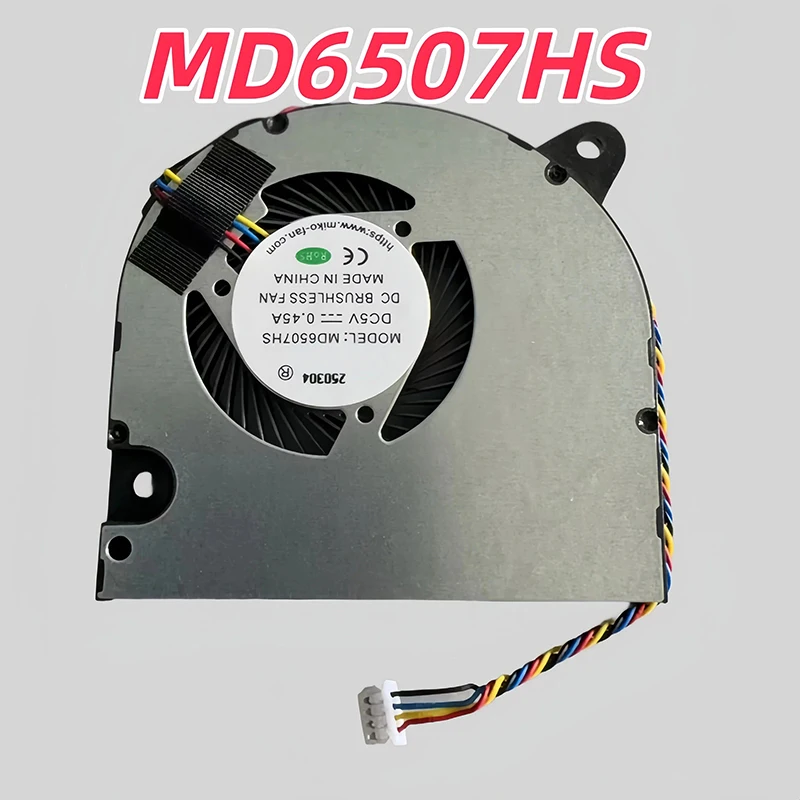 MD6507HS Replacement Laptop CPU Cooling Fan DC5V 0.45A 4Pin 1PC New
MD6507HS Replacement Laptop CPU Cooling Fan DC5V 0.45A 4Pin 1PC New