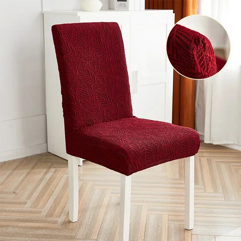 Leaf Pained Elastic Chair Cover for Dining Room Wedding Banquet Hotel Solid Jacquard Chair Cover Stretch Chair Cover with Lace
Leaf Pained Elastic Chair Cover for Dining Room Wedding Banquet Hotel Solid Jacquard Chair Cover Stretch Chair Cover with Lace