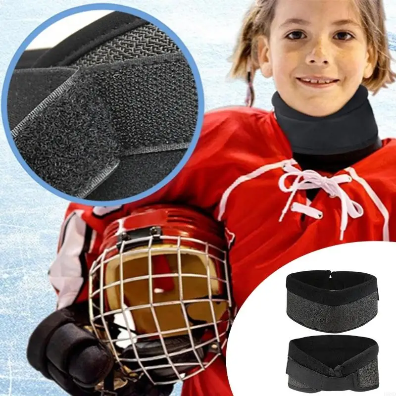 High Cut Resistant Hockey Neck Guard Neck Cover For Ice Hockey And Skating Having Replaceable Ties Thin Construction
High Cut Resistant Hockey Neck Guard Neck Cover For Ice Hockey And Skating Having Replaceable Ties Thin Construction
