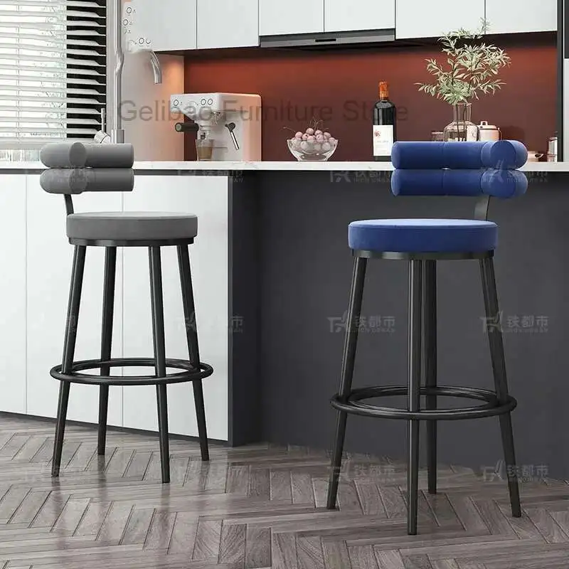 Modern Bedroom Bar Stools Living Room Barber Kitchen Nordic Reception Luxury Dining Chair Bedroom Bancos De Bar Trendy Furniture
Modern Bedroom Bar Stools Living Room Barber Kitchen Nordic Reception Luxury Dining Chair Bedroom Bancos De Bar Trendy Furniture