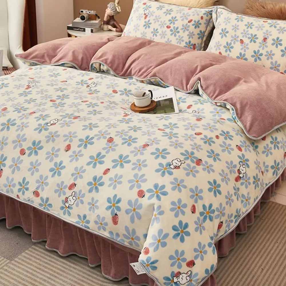 GIZNXBA Velvet Duvet Cover Set, 4 Pieces Winter Sot and Cozy Bedding Set with Zipper Closure, 1 Bed Sheet, 1 Duvet Cover with Ti
GIZNXBA Velvet Duvet Cover Set, 4 Pieces Winter Sot and Cozy Bedding Set with Zipper Closure, 1 Bed Sheet, 1 Duvet Cover with Ti