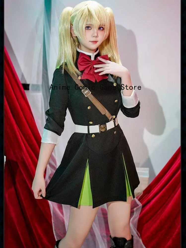 IN STOCK S-XL Mitsuba Sangu Cosplay Costume Wig Anime Seraph of The End Cosplay Uniform Halloween Party Outfits for Women
IN STOCK S-XL Mitsuba Sangu Cosplay Costume Wig Anime Seraph of The End Cosplay Uniform Halloween Party Outfits for Women