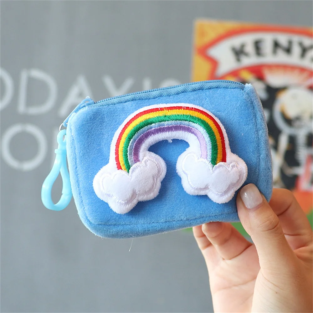 Candy Color Rainbow Square Children Plush Coin Purse Zipper Change Purse Mini Wallet Kids Girl Women For Gift With Keychain
Candy Color Rainbow Square Children Plush Coin Purse Zipper Change Purse Mini Wallet Kids Girl Women For Gift With Keychain