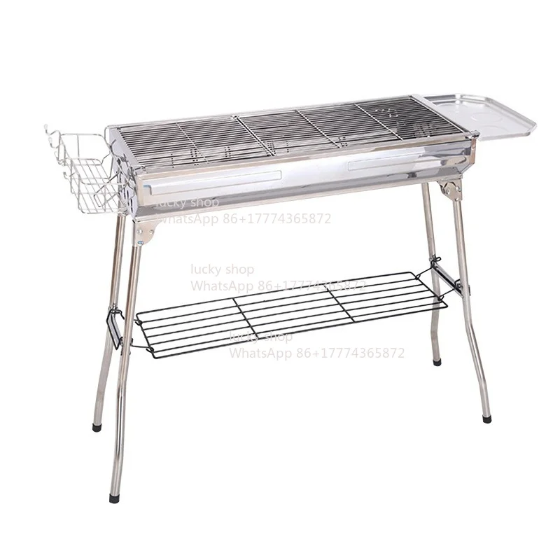 Multifunctional Stainless Steel Thickened Barbecue Grill Outdoor Folding Portable Large Barbecue Grill
Multifunctional Stainless Steel Thickened Barbecue Grill Outdoor Folding Portable Large Barbecue Grill