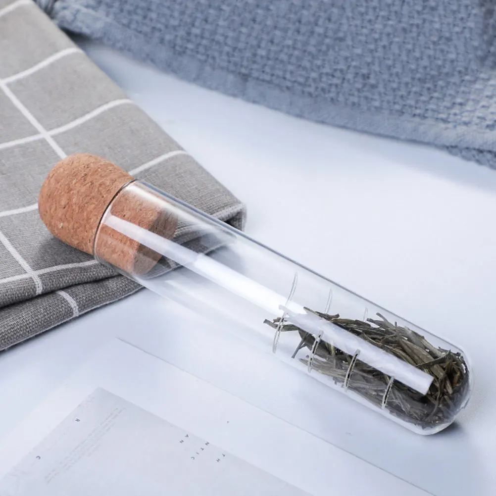 Glass Tea Strainer Transparent Test Tube Filter Loose Fine Mesh Infuser Wooden Lid Straining Tool Tea Accessories Household
Glass Tea Strainer Transparent Test Tube Filter Loose Fine Mesh Infuser Wooden Lid Straining Tool Tea Accessories Household