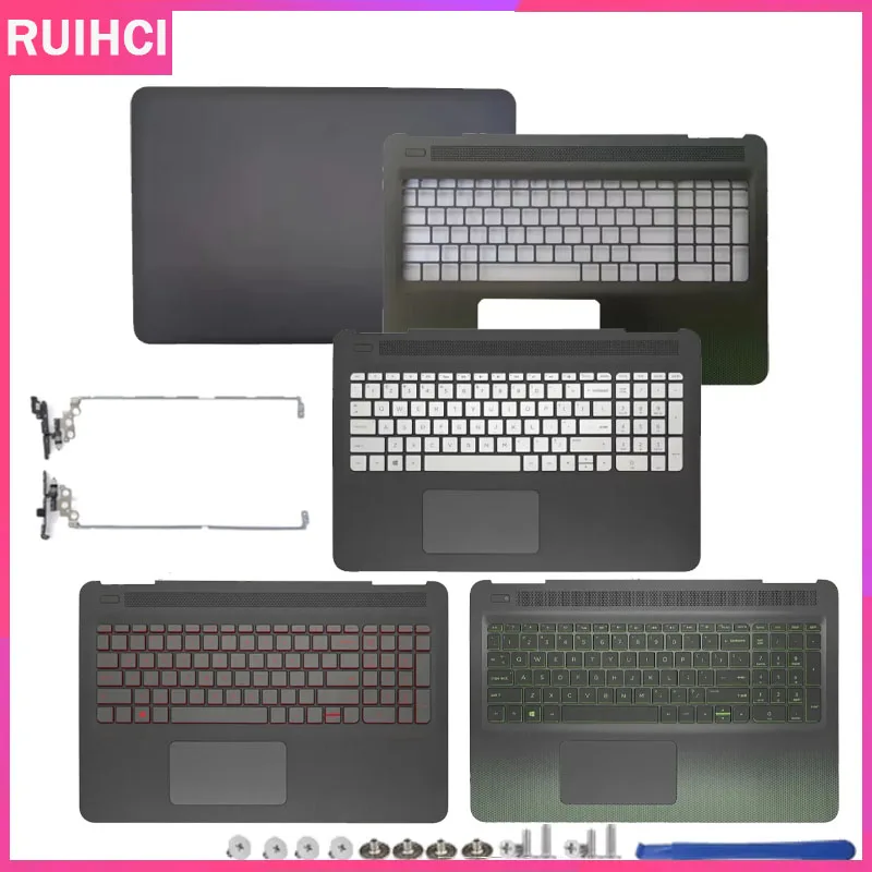 For HP OMEN 2nd 15-AX 15-BC 15-DP TPN-Q173 G35 LCD Back Cover Palmrest Keyboard Hinges Upper Top Case 905118-001 859735-001
For HP OMEN 2nd 15-AX 15-BC 15-DP TPN-Q173 G35 LCD Back Cover Palmrest Keyboard Hinges Upper Top Case 905118-001 859735-001