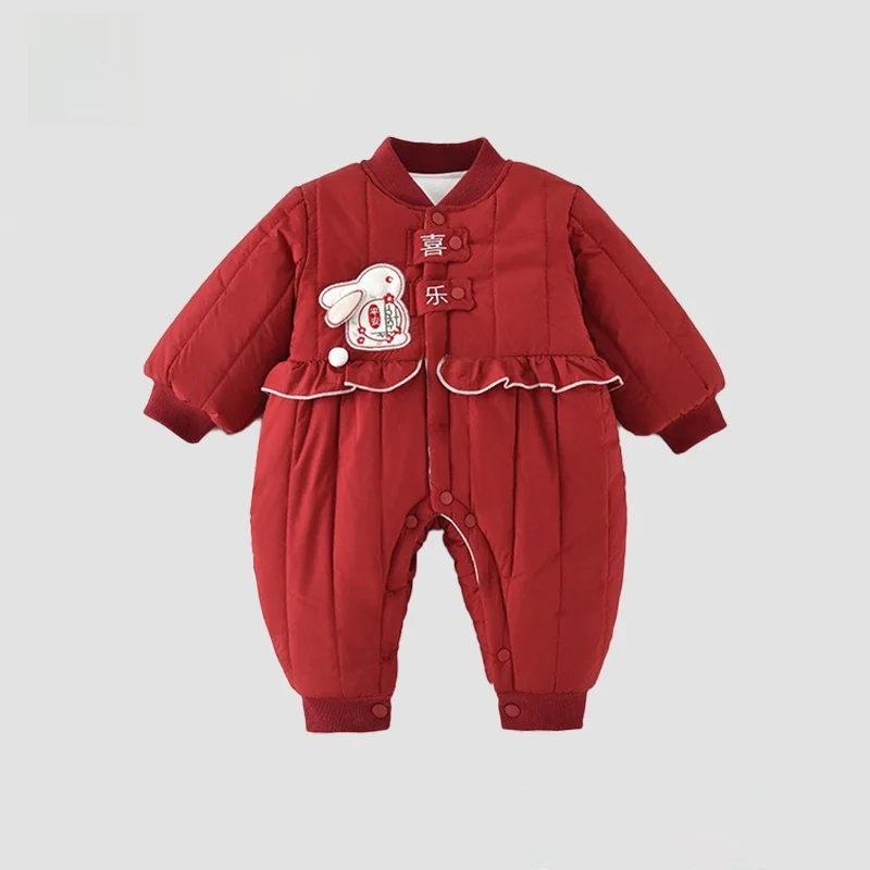 Новогодний утепленный хлопковый комбинезон для малышей, зимняя одежда, праздничный костюм, подарок для младенца
Новогодний утепленный хлопковый комбинезон для малышей, зимняя одежда, праздничный костюм, подарок для младенца
