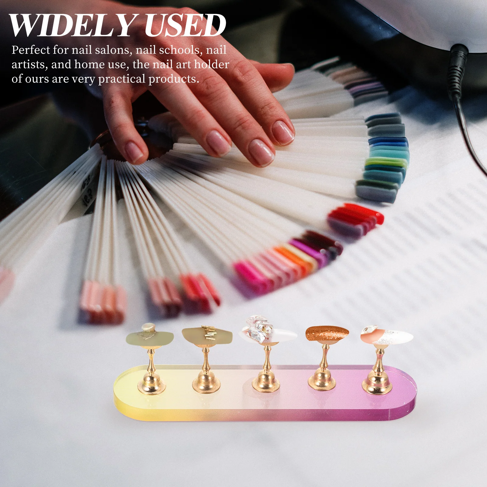 1 set Art Practice Holder Lightweight Space-Saving Acrylic Display Stand For False Nail Tips Storage Manicure Tool Nail Art
1 set Art Practice Holder Lightweight Space-Saving Acrylic Display Stand For False Nail Tips Storage Manicure Tool Nail Art