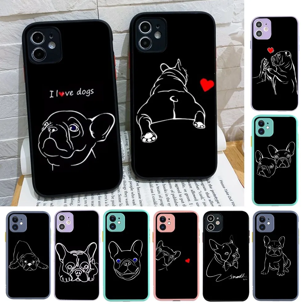 French Bulldog Phone Case For IPhone 14 11 12 13 Mini Pro Max 8 7 Plus X XR XS MAX Translucent Matte Cover
French Bulldog Phone Case For IPhone 14 11 12 13 Mini Pro Max 8 7 Plus X XR XS MAX Translucent Matte Cover