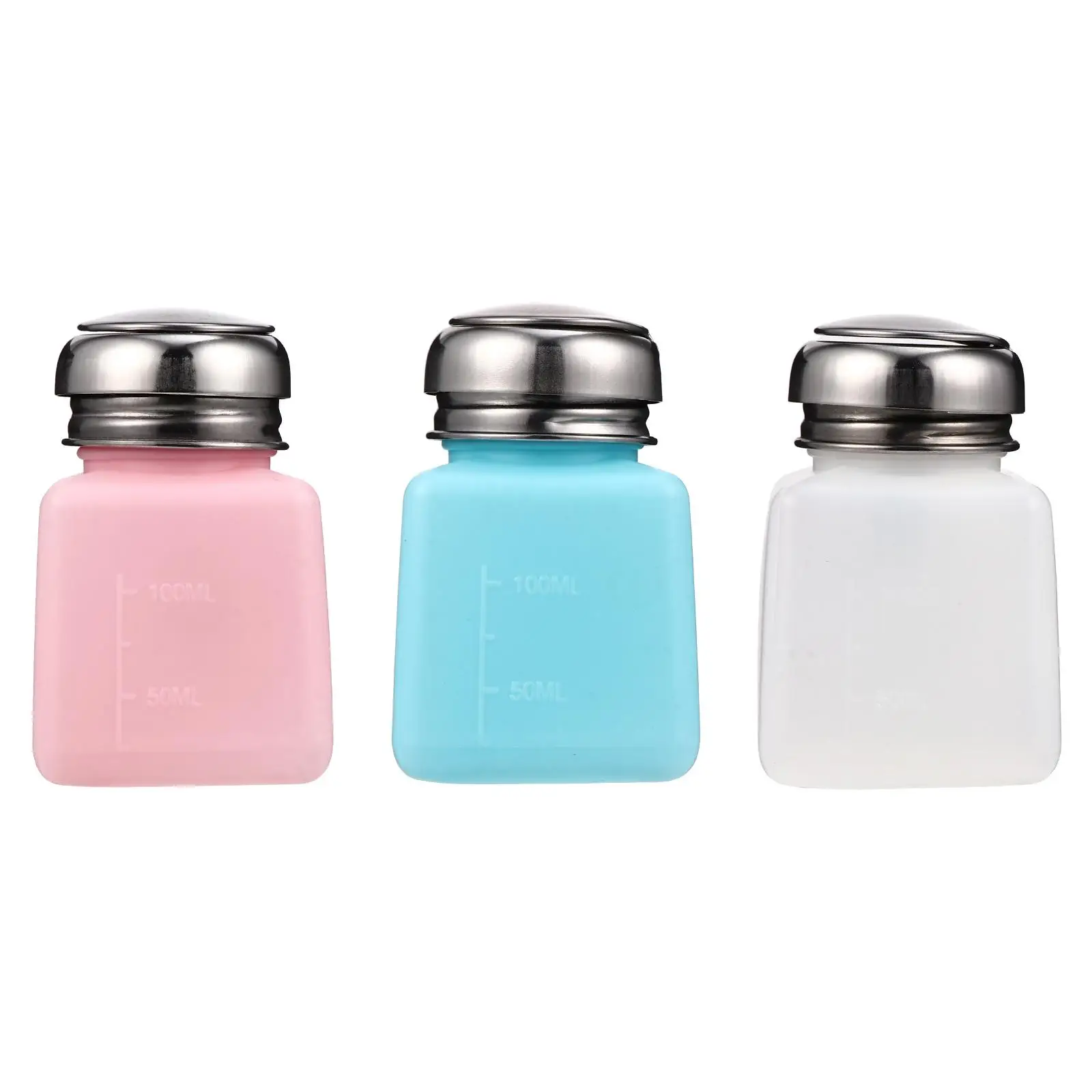 3 Pcs Nail Remover Bottles Empty Pump Dispenser Refillable Travel Size Portable Leak Proof Plastic Storage Press Bottle
3 Pcs Nail Remover Bottles Empty Pump Dispenser Refillable Travel Size Portable Leak Proof Plastic Storage Press Bottle