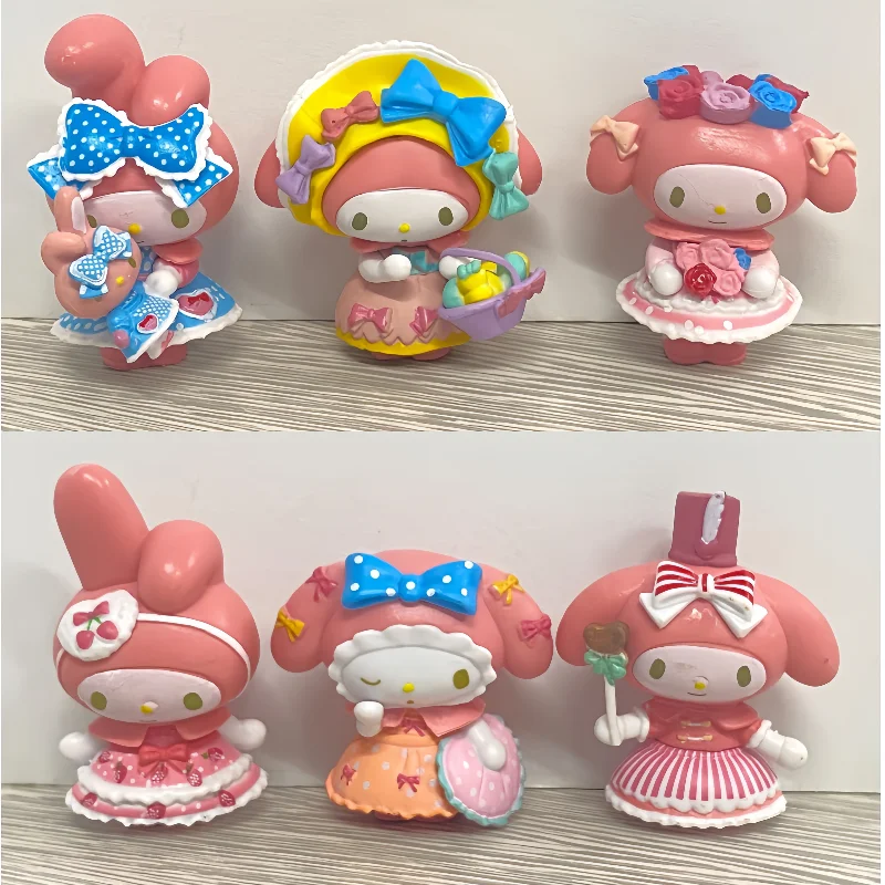Hot Selling 6pcs My Melody Figures Sanrio Blind Box Hello Kitty Toy Pajamas Series Kuromi Collection Home Decorate For Kid Gifts
Hot Selling 6pcs My Melody Figures Sanrio Blind Box Hello Kitty Toy Pajamas Series Kuromi Collection Home Decorate For Kid Gifts