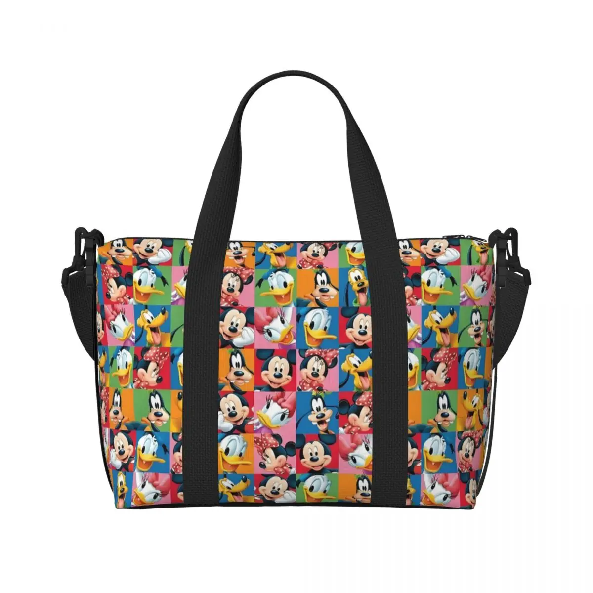 Женская большая сумка с Микки Маусом на заказ, большая вместительная дорожная сумка на плечо в стиле аниме для пляжного спортзала
Женская большая сумка с Микки Маусом на заказ, большая вместительная дорожная сумка на плечо в стиле аниме для пляжного спортзала