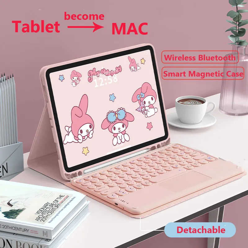 Чехол для Samsung Galaxy Tab S10 FE+ S10 FE Plus 13,1 дюйма X620 X626B Galaxy Tab S10 FE X520 Bluetooth-клавиатура с держателем для карандашей
Чехол для Samsung Galaxy Tab S10 FE+ S10 FE Plus 13,1 дюйма X620 X626B Galaxy Tab S10 FE X520 Bluetooth-клавиатура с держателем для карандашей
