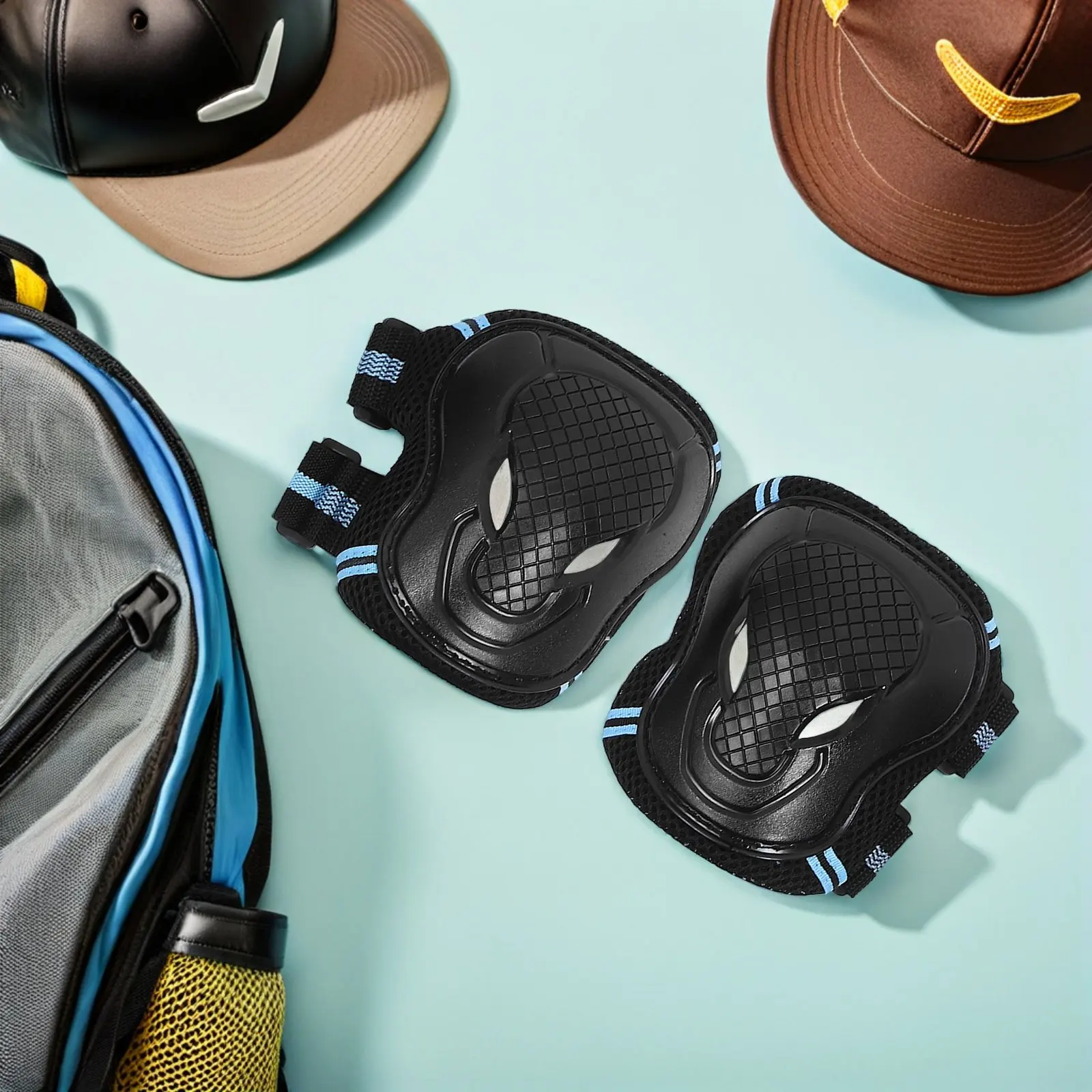 Набор из 3 пар защитных накладок для рук, коленей и локтей, с сильной амортизацией, для скейтбординга, велоспорта и активного отдыха, размер S
Набор из 3 пар защитных накладок для рук, коленей и локтей, с сильной амортизацией, для скейтбординга, велоспорта и активного отдыха, размер S