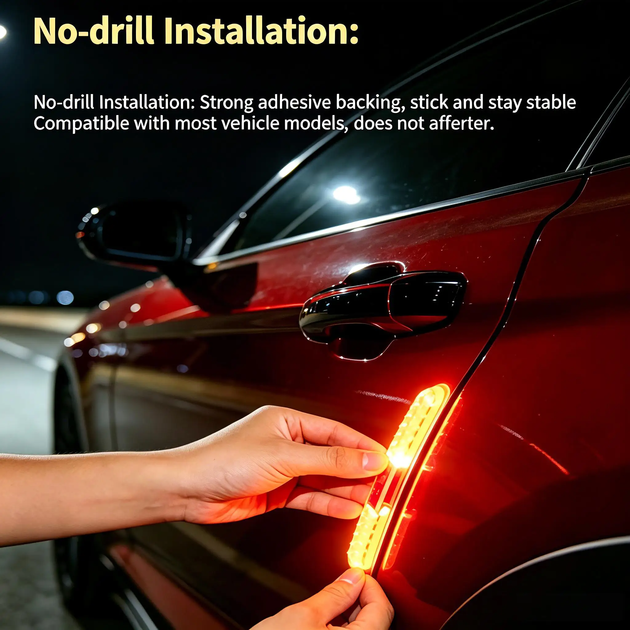 New Solar Car Welcome Light Multifunctional Rgb Anti-Collision Flashing Door Warning Light Waterproof Car Door Accessories
New Solar Car Welcome Light Multifunctional Rgb Anti-Collision Flashing Door Warning Light Waterproof Car Door Accessories