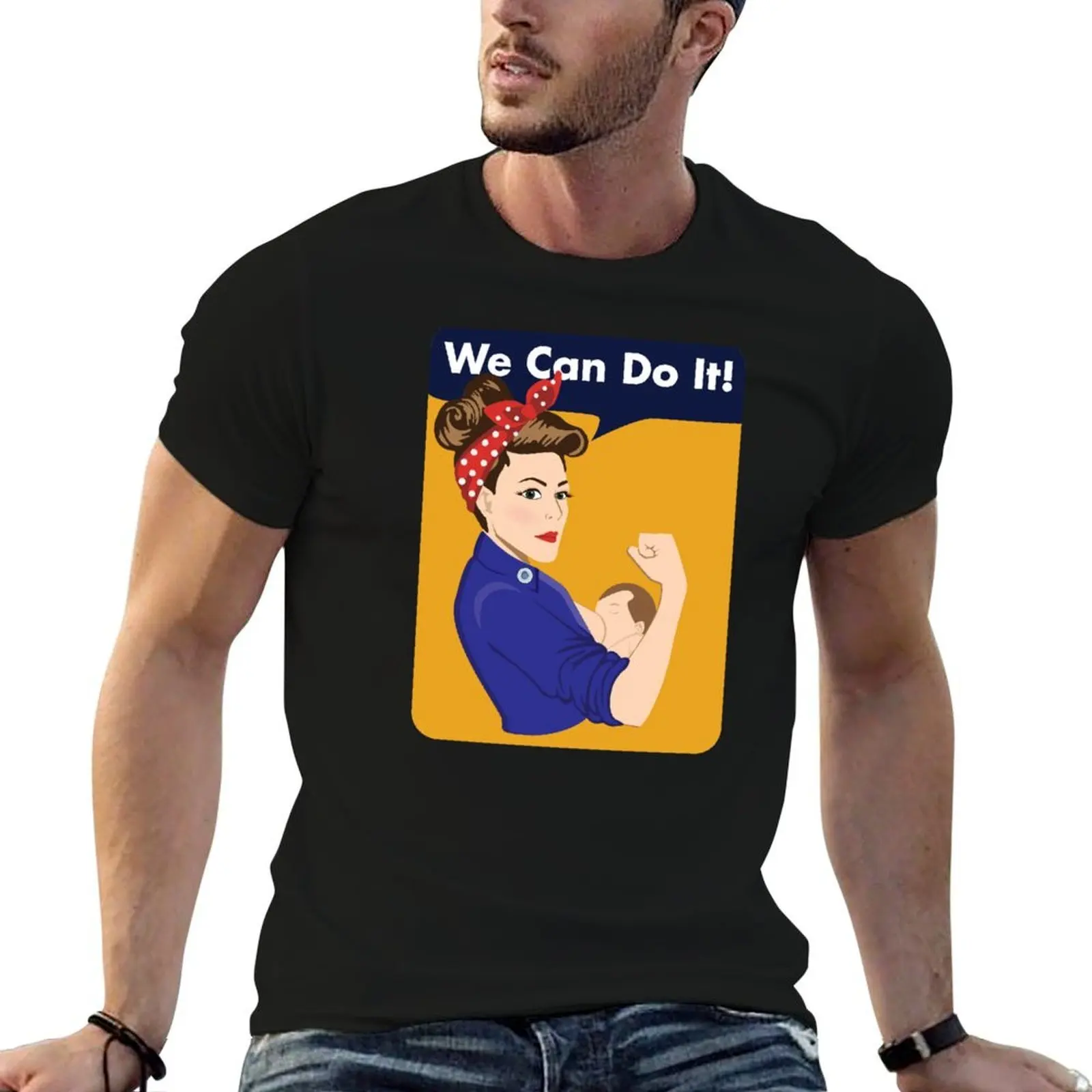 Rosie The Riveter Breastfeeding T-Shirt t shirt custom print t shirt personalised T-Shirt
Rosie The Riveter Breastfeeding T-Shirt t shirt custom print t shirt personalised T-Shirt