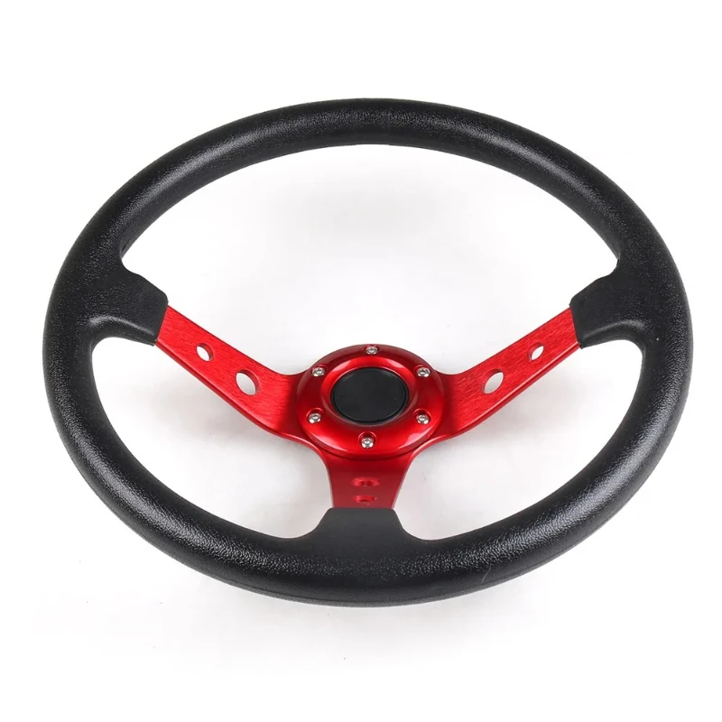 14inch 350mm PU Leather Car Racing Steering Wheel Aluminum Alloy Deep Corn Dish Sport Drifting Steering Wheels Universal
14inch 350mm PU Leather Car Racing Steering Wheel Aluminum Alloy Deep Corn Dish Sport Drifting Steering Wheels Universal