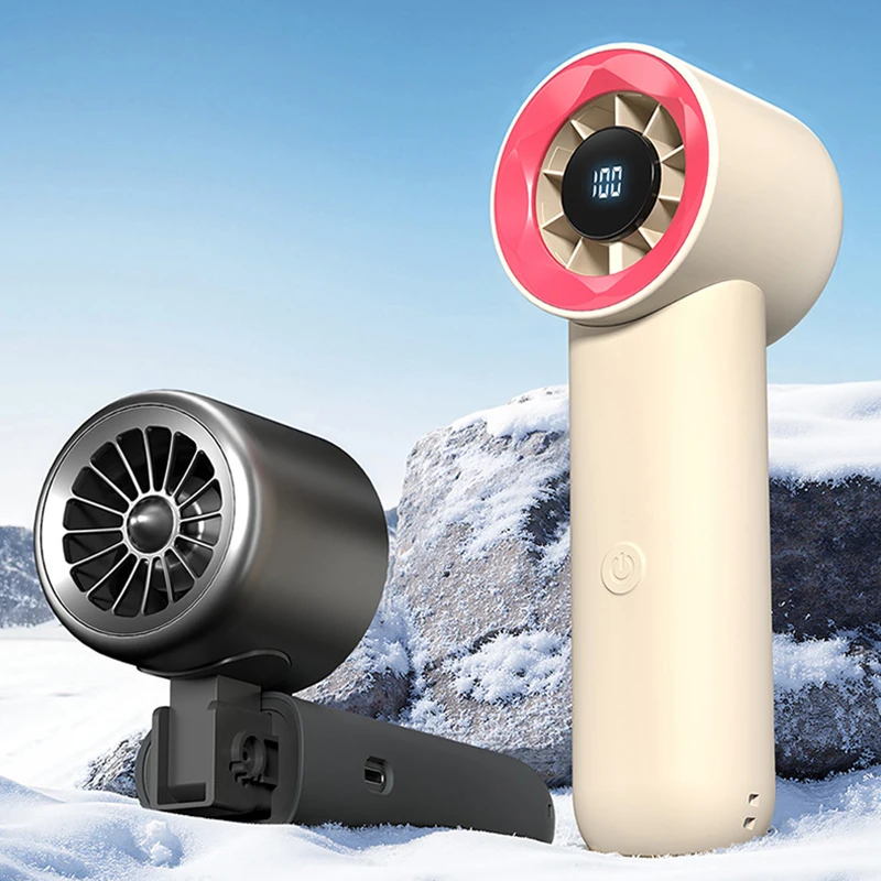 Summer Handheld Turbo Cooling Fan High-speed Cold Air USB Rechargeable Telescopic Fan Foldable Neck Hanging Portable Desktop Fan
Summer Handheld Turbo Cooling Fan High-speed Cold Air USB Rechargeable Telescopic Fan Foldable Neck Hanging Portable Desktop Fan