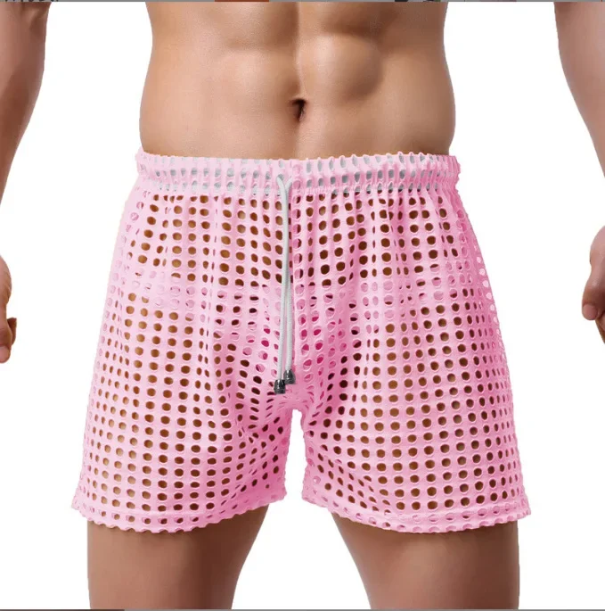 Men's Hollow Boxers Shorts New Fashion Loose Sexy Mesh Hollow Pants Comfortable Breathable Sexy Mesh Pants Quick Dry Underwear
Men's Hollow Boxers Shorts New Fashion Loose Sexy Mesh Hollow Pants Comfortable Breathable Sexy Mesh Pants Quick Dry Underwear