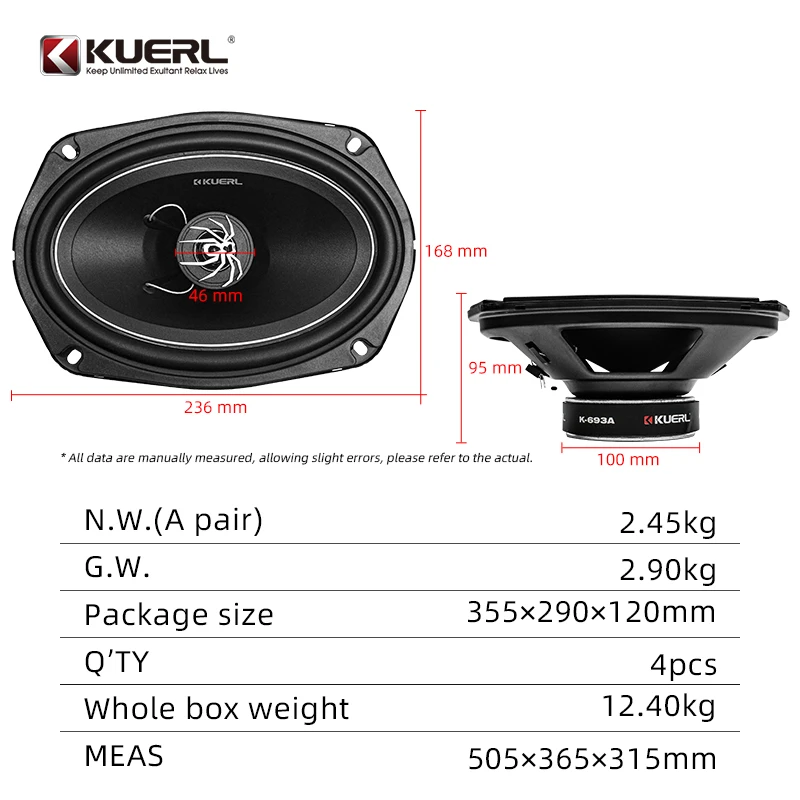 HOT spider-type Factory newest MAX 120W Oval 6x9 Inch HIFI-grade Coaxial Door Car Audio Speaker-Good Quality Interior Accessory
HOT spider-type Factory newest MAX 120W Oval 6x9 Inch HIFI-grade Coaxial Door Car Audio Speaker-Good Quality Interior Accessory