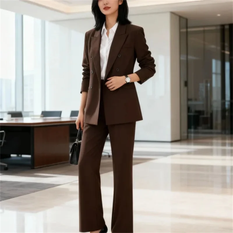 2025 Fall Fashion Trendy Sexy Women's Padded Shoulder Double-breasted Suit Set
2025 Fall Fashion Trendy Sexy Women's Padded Shoulder Double-breasted Suit Set