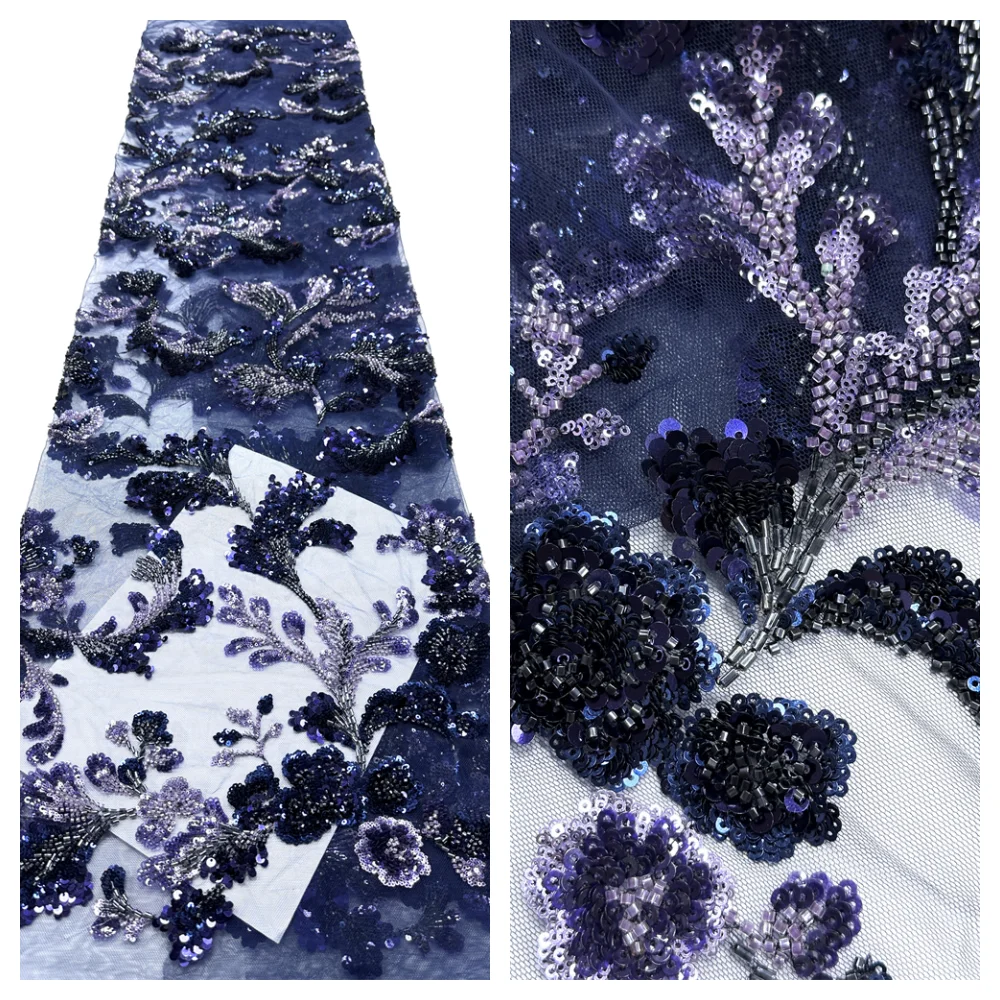 Deluxe Excellent Africa Nigerian Sequins Tulle Lace Pretty Hot Sale Elegant French Beads Net Lace Fabric For Wedding Party Dress
Deluxe Excellent Africa Nigerian Sequins Tulle Lace Pretty Hot Sale Elegant French Beads Net Lace Fabric For Wedding Party Dress