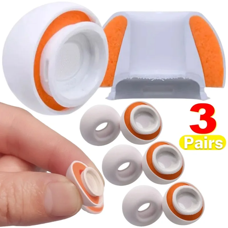 Memory Foam Ear Tips for Apple Airpods Pro 3 Gen Earbuds Silicone Covers Caps Replacement Earpads Eartips for AirPods Pro 3
Memory Foam Ear Tips for Apple Airpods Pro 3 Gen Earbuds Silicone Covers Caps Replacement Earpads Eartips for AirPods Pro 3