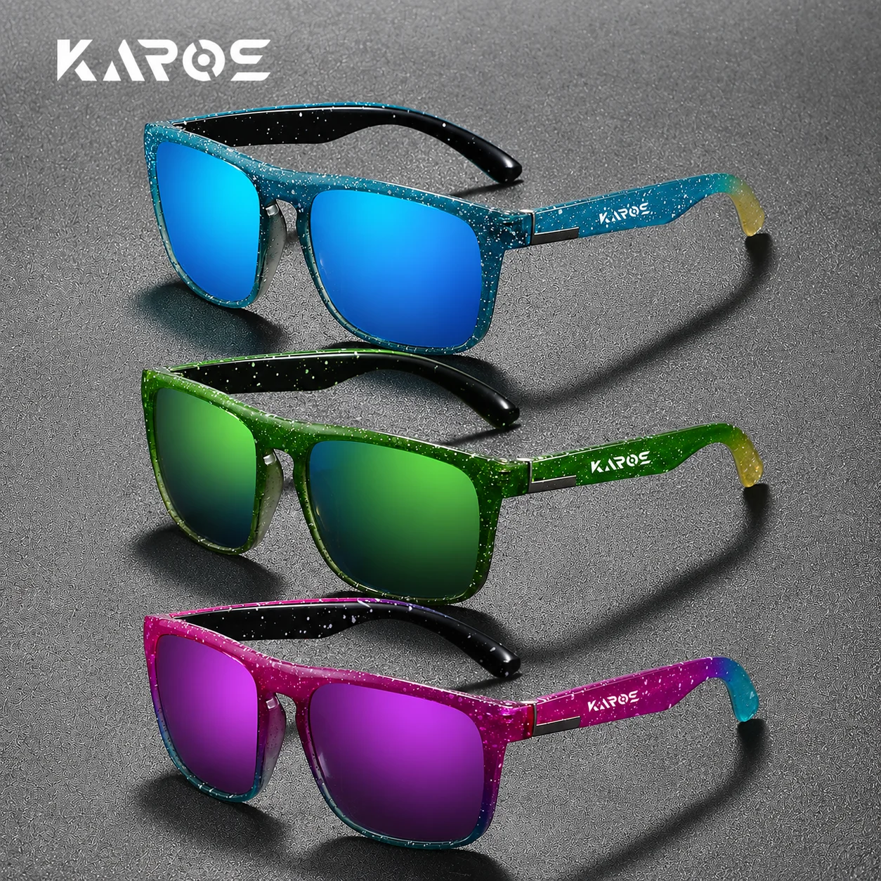 3PCS KAROS Retro Style Polarized Sunglasses with UV400 Filter Durable Build for Men Women Perfect for Driving and Long Road Trip
3PCS KAROS Retro Style Polarized Sunglasses with UV400 Filter Durable Build for Men Women Perfect for Driving and Long Road Trip