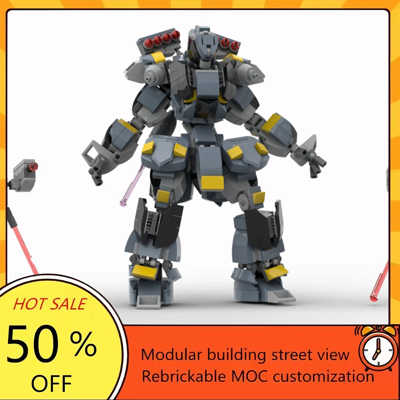614PCS Popular Space War Movie Model MOC Building Bricks Battle Mech Modular Technology Gifts Holiday Assemble Children Toy Suit
614PCS Popular Space War Movie Model MOC Building Bricks Battle Mech Modular Technology Gifts Holiday Assemble Children Toy Suit