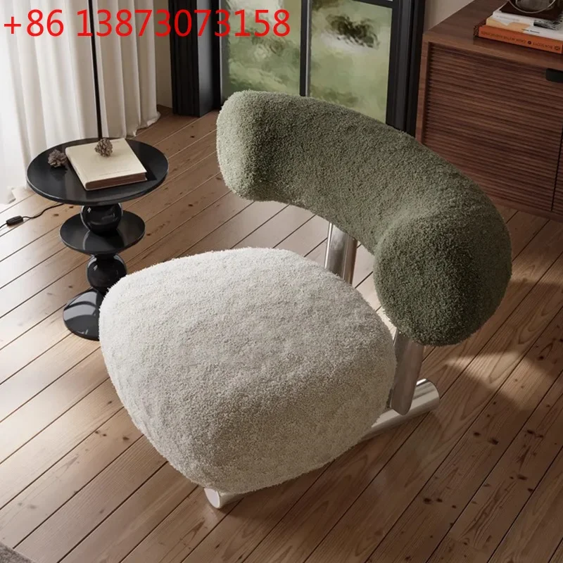 Nordic light luxury sleigh single sofa designer creative lamb wool modern simple Internet celebrity cream wind single chair
Nordic light luxury sleigh single sofa designer creative lamb wool modern simple Internet celebrity cream wind single chair