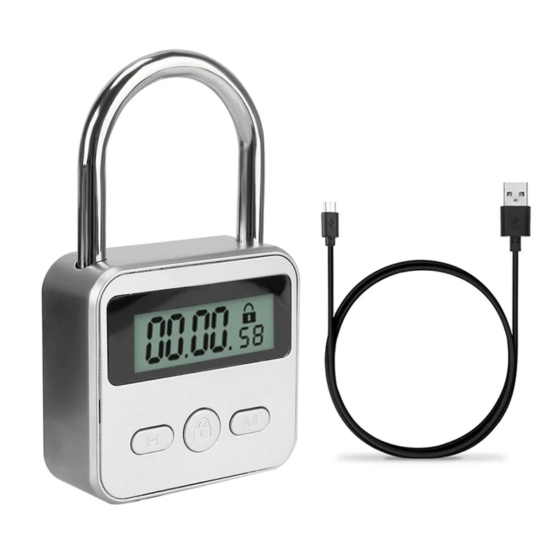 SVFE-gSmart Замок времени ЖК-дисплей Электронный таймер USB Перезаряжаемый таймер Замок для путешествий Электронный
SVFE-gSmart Замок времени ЖК-дисплей Электронный таймер USB Перезаряжаемый таймер Замок для путешествий Электронный
