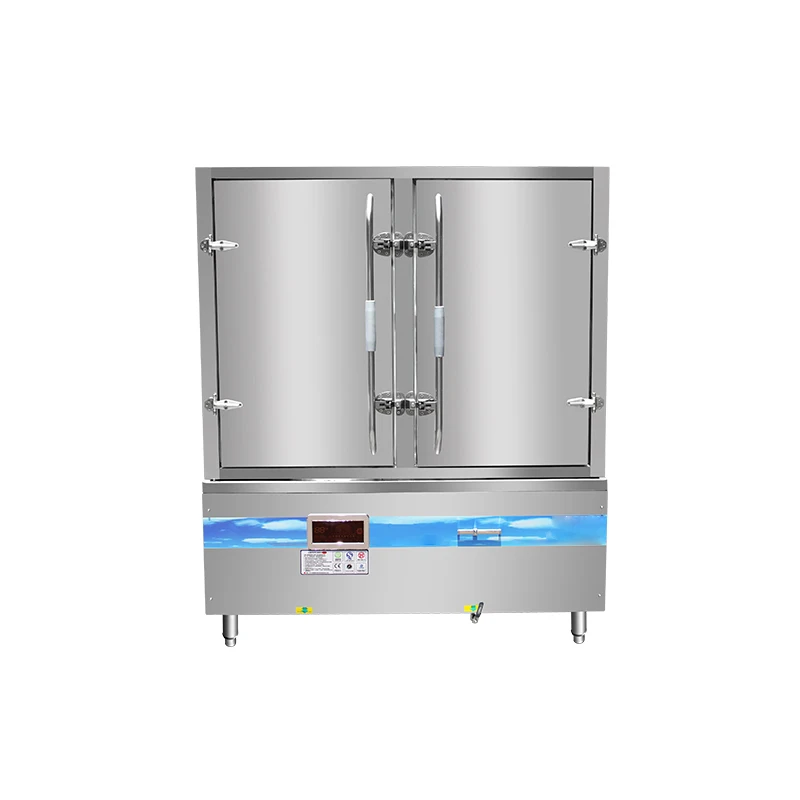 24 Tray Commercial Multifunctional Rice Steamer Cabinet | Double Door Single Control Electric Steaming Oven | Stainless Steel
24 Tray Commercial Multifunctional Rice Steamer Cabinet | Double Door Single Control Electric Steaming Oven | Stainless Steel
