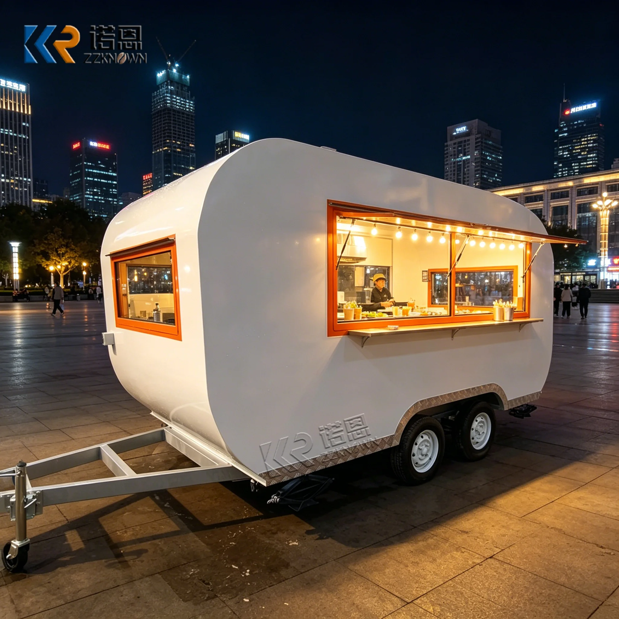 New Design Tea Coffee Food Trailer Stainless Steel Food Truck Trailer Movable Fully Equipped Food Truck with Awning
New Design Tea Coffee Food Trailer Stainless Steel Food Truck Trailer Movable Fully Equipped Food Truck with Awning