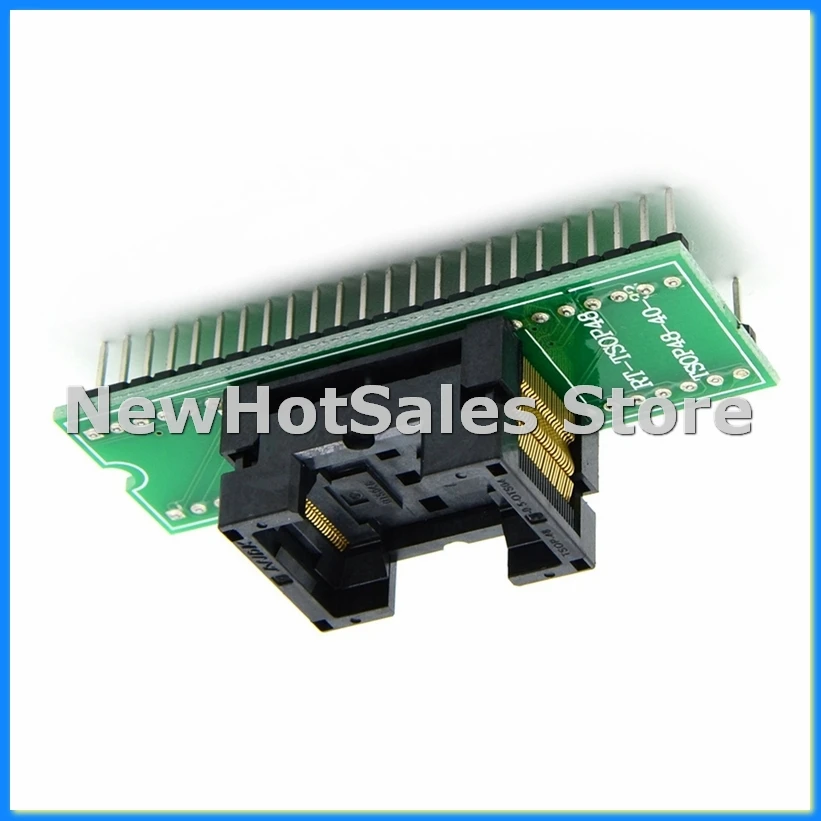 Переходник TSOP48 на DIP48 Разъем TSOP48 для RT809H и USB-программатора XELTEK-AT48
Переходник TSOP48 на DIP48 Разъем TSOP48 для RT809H и USB-программатора XELTEK-AT48