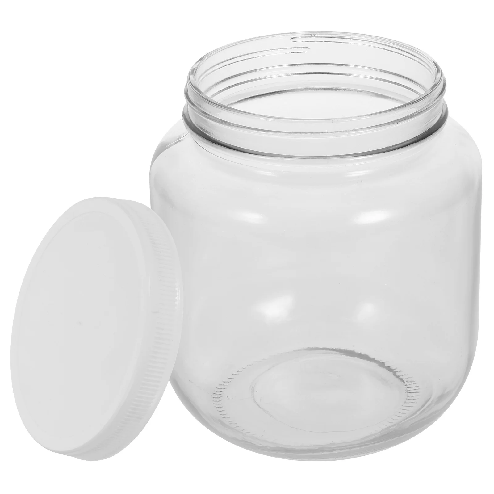 Large Glass Jar Plastic Lid Airtight Food Storage Container Wide Mouth Cereal Sugar Coffee Kitchen Canisters Half Gallon Jar
Large Glass Jar Plastic Lid Airtight Food Storage Container Wide Mouth Cereal Sugar Coffee Kitchen Canisters Half Gallon Jar