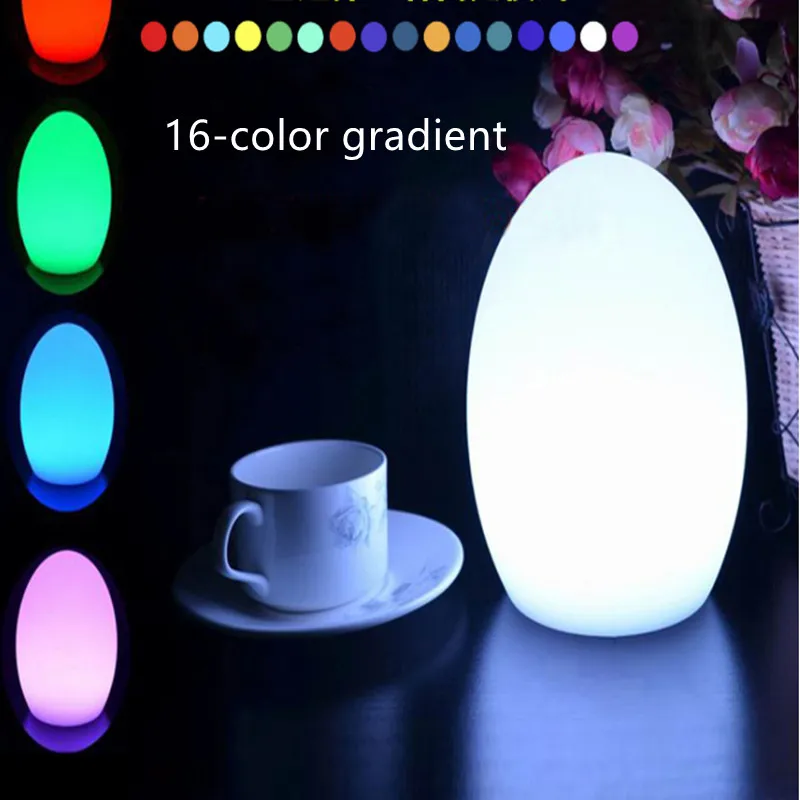 Led bar counter lamp egg-shaped remote control charge 16 color Large desktop decoration lamp bedroom lamp
Led bar counter lamp egg-shaped remote control charge 16 color Large desktop decoration lamp bedroom lamp