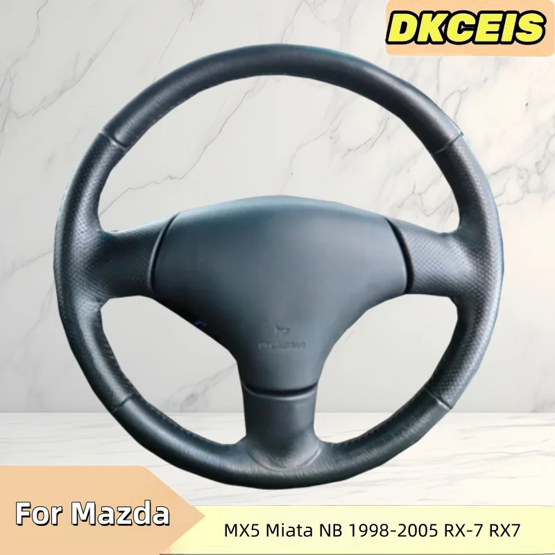 Автомобильный чехол на руль из искусственной кожи, дышащий для Mazda MX5 Miata NB 1998-2005 RX7 1999, плетеный чехол на руль с крестом
Автомобильный чехол на руль из искусственной кожи, дышащий для Mazda MX5 Miata NB 1998-2005 RX7 1999, плетеный чехол на руль с крестом