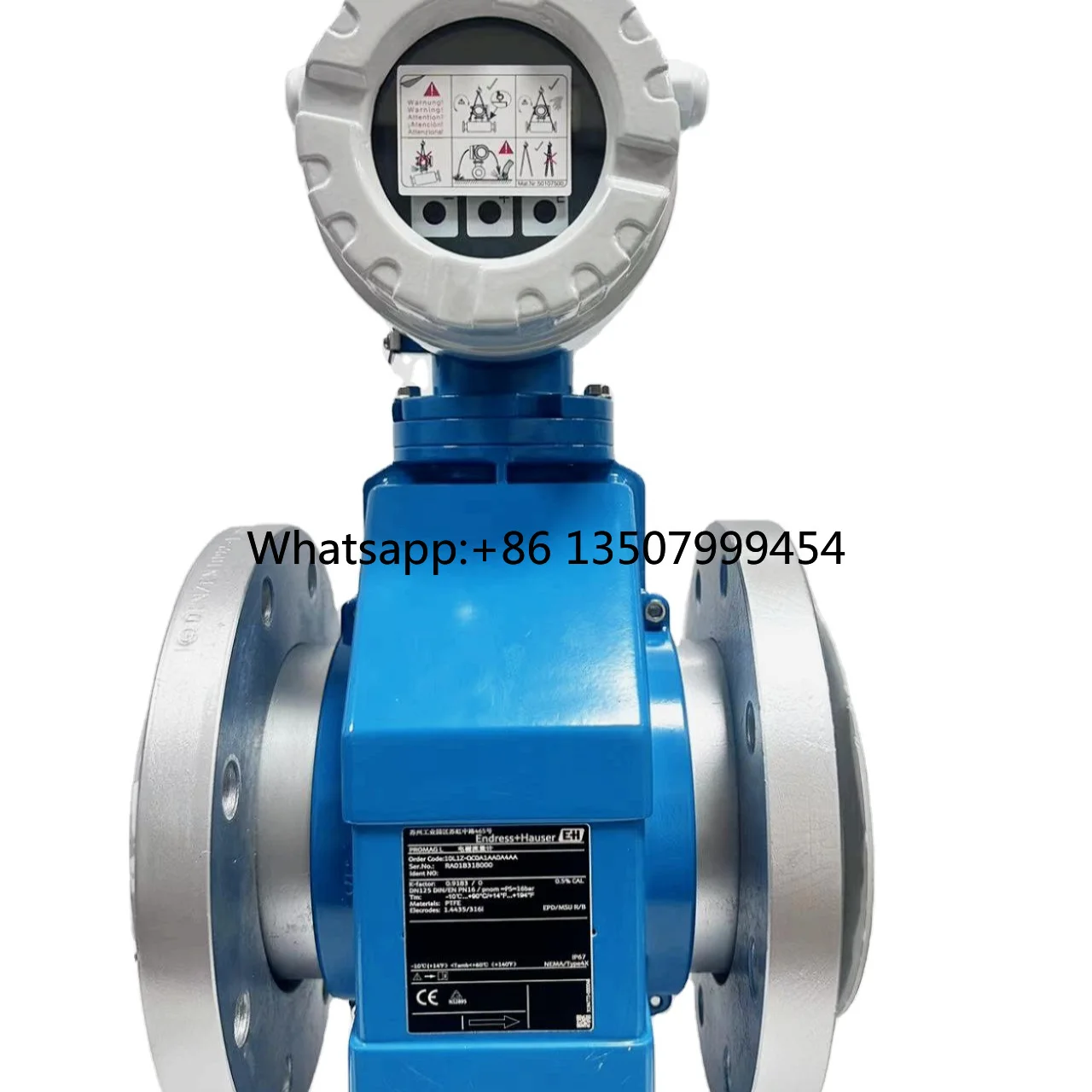Endress+Hauser Promag Flowmeter Series W10 W300 No-Frills Economical Precise Instrument for Gas/Air/Water/Wastewater Models 10L
Endress+Hauser Promag Flowmeter Series W10 W300 No-Frills Economical Precise Instrument for Gas/Air/Water/Wastewater Models 10L