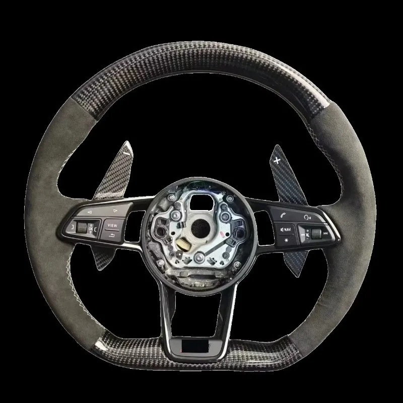 3-Spoke Carbon Fiber Leather Steering Wheel Custom M Sport For High Performance Auto Interior
3-Spoke Carbon Fiber Leather Steering Wheel Custom M Sport For High Performance Auto Interior