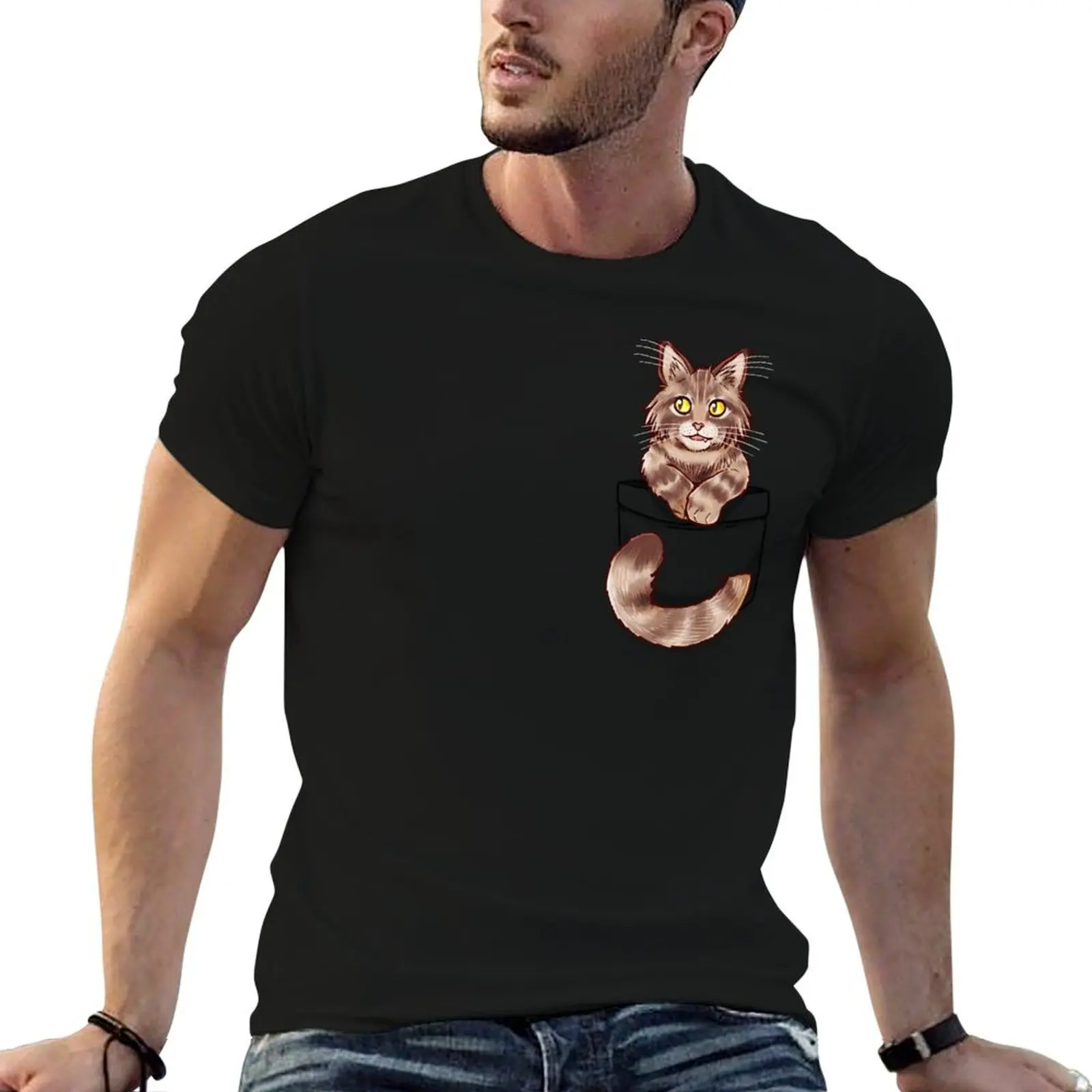 Pocket Cute Maine Coone Kitten T-Shirt funny costumes animal prinfor boys mens graphic t-shirts pack
Pocket Cute Maine Coone Kitten T-Shirt funny costumes animal prinfor boys mens graphic t-shirts pack
