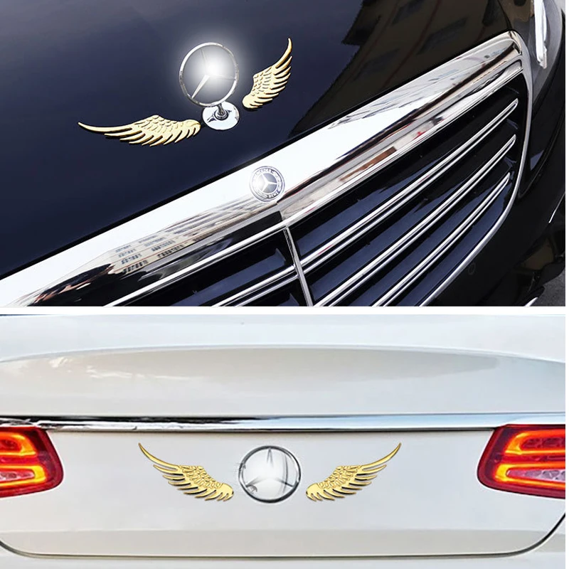 3D Car Stickers Metal Double-sided Tape Stick 1 Pair Sliver Wing Decals DIY Motorcycle Car Styling Tools Accessories for BMW KIA
3D Car Stickers Metal Double-sided Tape Stick 1 Pair Sliver Wing Decals DIY Motorcycle Car Styling Tools Accessories for BMW KIA