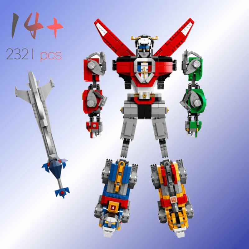 Hot In Sale Voltron 21311 5-in-1Deformable Model Toys 2321pcs Universe Building Block Defender Ideal Christmas & Birthday Gift
Hot In Sale Voltron 21311 5-in-1Deformable Model Toys 2321pcs Universe Building Block Defender Ideal Christmas & Birthday Gift