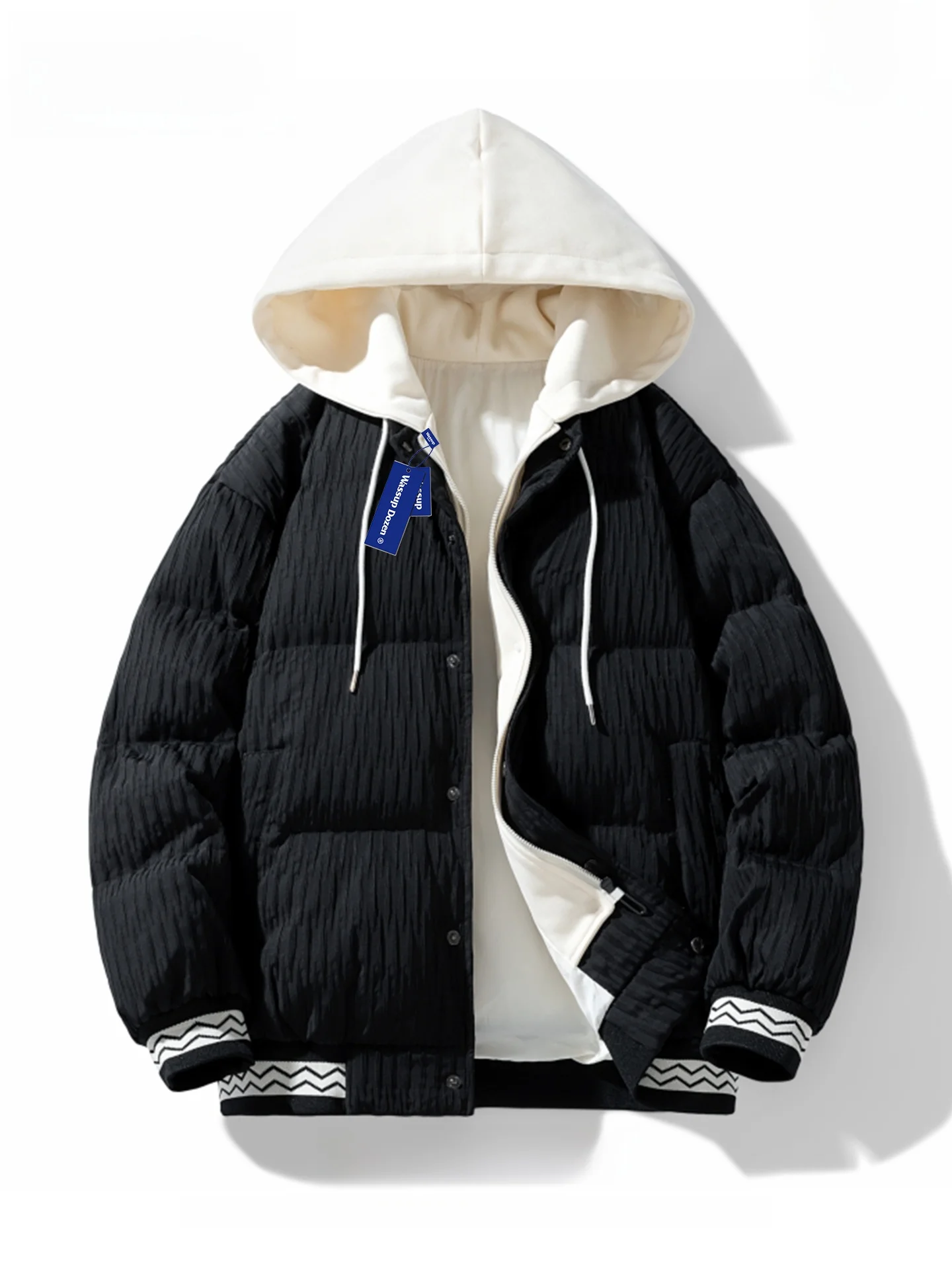 Мужская утепленная куртка-пуховик Wassup Dozen с эффектом двухслойности, с капюшоном, молодежная, уличный стиль, теплая и ветрозащитная
Мужская утепленная куртка-пуховик Wassup Dozen с эффектом двухслойности, с капюшоном, молодежная, уличный стиль, теплая и ветрозащитная