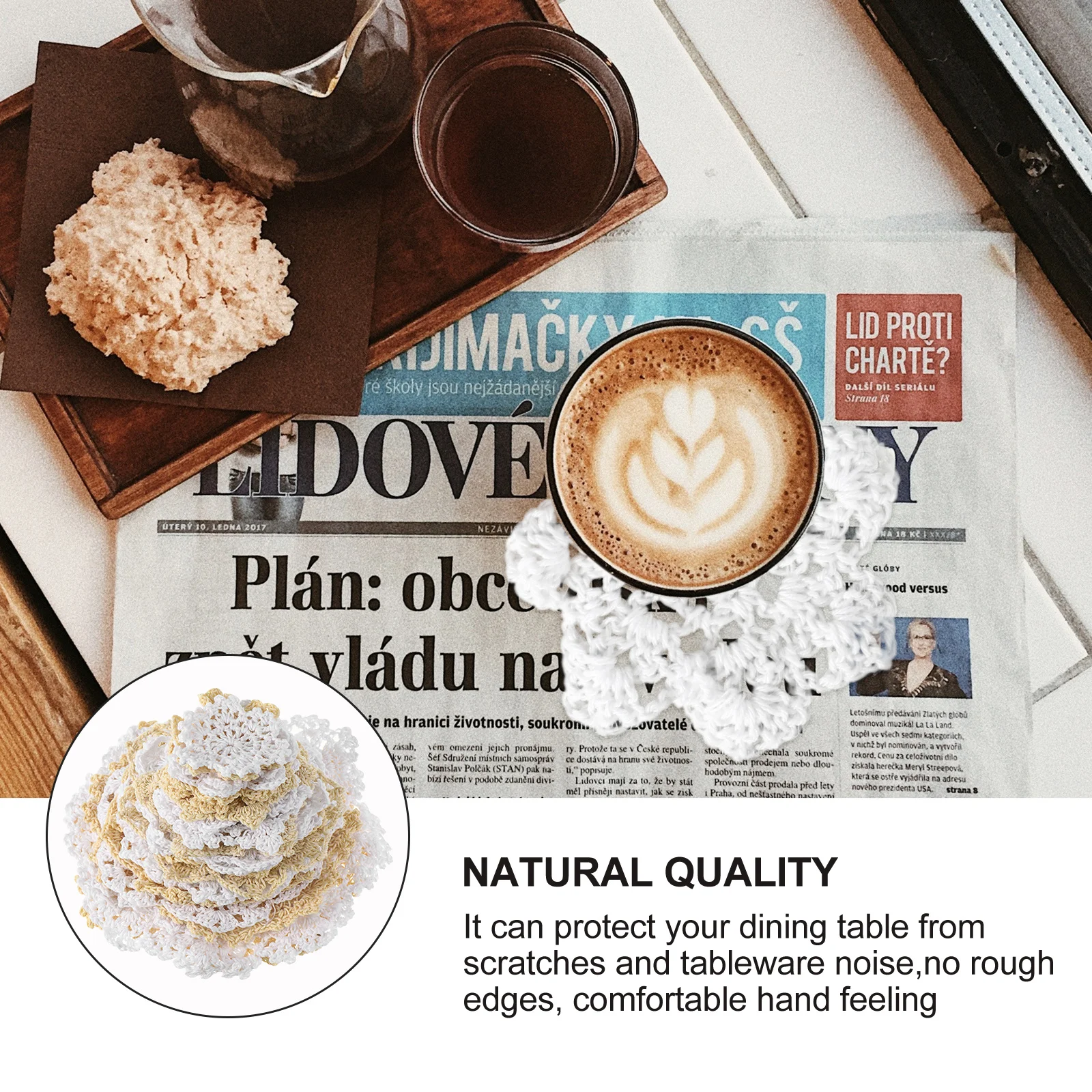 24Pcs Handmade Cotton Crochet Flowers Lace Appliques Cup Mats Coasters DIY Craft Decoration Supplies Crochet Flower Mat 
24Pcs Handmade Cotton Crochet Flowers Lace Appliques Cup Mats Coasters DIY Craft Decoration Supplies Crochet Flower Mat