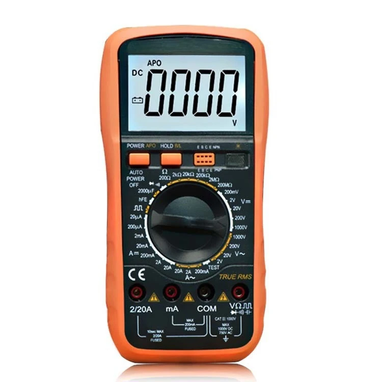 VC9806+ VC9808+ Digital Multimeter 3 1/2 True RMS 1000V 20A DC AC Ammeter Voltmeter Inductance Frequency Tester Meter Handheld
VC9806+ VC9808+ Digital Multimeter 3 1/2 True RMS 1000V 20A DC AC Ammeter Voltmeter Inductance Frequency Tester Meter Handheld